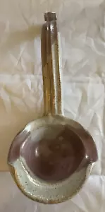 Keramik Studio Kunstkeramik Schöpfkelle Dipper 11" Ausgießer Schnörkelgriff signiert - Bild 1 von 18