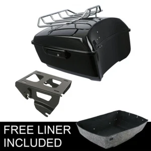 King Trunk Luggage Rack Solo Mount Rack Fit For Harley Touring Touring 14-2025 - Picture 1 of 12