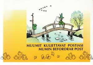 Finland Moomin Official Postcards And Mint First Class Stamp Booklet 1994 RARE! - Picture 1 of 5
