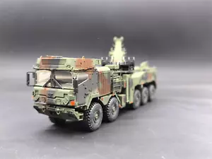 Camion gru di soccorso 1/72 tedesco Rheinmetall Man Hx45m modello rifinito verniciato - Foto 1 di 10