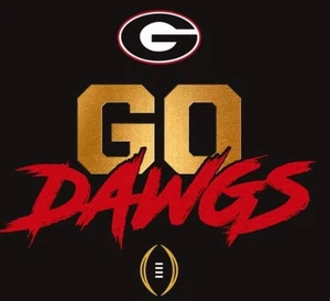 UGA Georgia Bulldogs Vs TEXAS EAST CAMPUS Deck Football Parking Pass - Picture 1 of 1