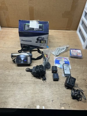 Panasonic Palmcorder VDR-M50 DVD Camcorder Tested w/ Box/Extras - See Last Pic - Image 1 of 4