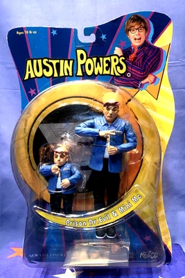 Prisión Dr. Figuras de Austin Powers Evil & Mini Me" Foto 1 de 2
