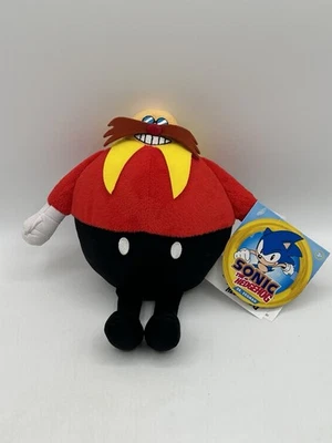 Dr. Eggman - Sonic The Hedgehog 9" Pelúcia Jakks Pacific 2021 com Etiqueta - Imagem 1 de 4