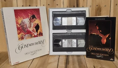 Gone With the Wind Classic Movie Deluxe Edition 2 VHS Boxed Tape Set - Image 1 of 3