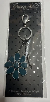 Grace Adele Medora океан подвески зажим на брелок серебряный цветок - Изображение 1 из 4