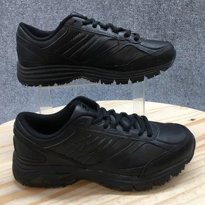 Fila Zapatos Mujer 8 4E Workshift Tenis Cuero Negro Con Cordones ASTM F2913-11 Foto 1 de 4