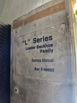 Original 1995 CASE "L" series Loader Backhoe Service Manual BUR 7-48693 - Image 1 of 4