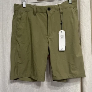 Kenneth Cole Golfshorts Herren Größe 30 leicht Stretch feuchtigkeitsableitend grün neu mit Etikett - Bild 1 von 5