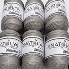 Anatolya 2mm Polyester Macrame Crochet Cord - 6x100g Rolls - Metallic Electrum