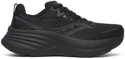 Saucony Hurricane 24 Womens Running Shoes Black Support Cushioned Run Trainers - Image 1 of 4