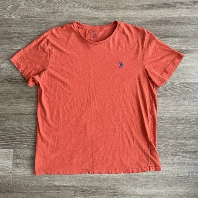 Camiseta Polo Ralph Lauren Naranja Para Hombre Grande Foto 1 de 4