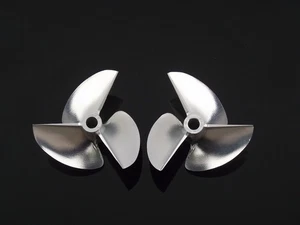 4614 CNC Elica sinistra e destra diametro 46 mm passo 1,4 per albero 3/16" barca radiocomandata - Foto 1 di 10