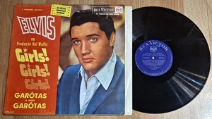 Elvis BRAZIL Garotas E Mais Garotas 1962 ORIGINAL BLUE LABEL LP Rock'n'Roll - Picture 1 of 6