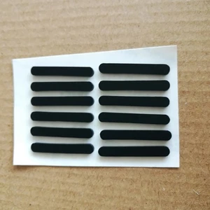 Almohadillas de goma ovaladas antideslizantes autoadhesivas protectoras de piso pies de silla 1,5 mm de grosor - Imagen 1 de 8