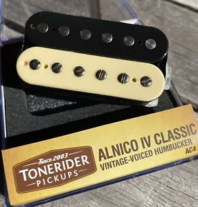 Tonerider Alnico IV Neck Humbucker - Zebra - Picture 1 of 3
