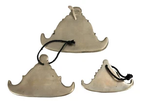 Kyeezee Set 3 Gong birman de 24, 21, 17 cm - Cloche Méditation Yoga Chakra 6951 - Picture 1 of 8