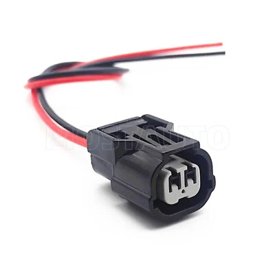 2-Way Daytime Running Light Socket Connector Pigtail For 2007-2016 Honda CR-V - Imagem 1 de 4