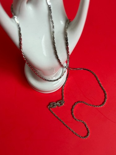 Collana vintage Givenchy tono argento