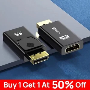 DP DisplayPort to HDMI Adapter Male Female Converter 4K Connector Display Port - Picture 1 of 6