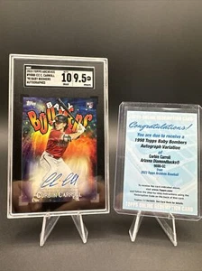 CORBIN CARROLL AUTO 23 Topps Archives on-card Baby Boomers dbacks #98BB-CC POP 1 - Picture 1 of 6