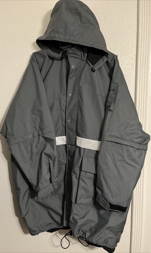 Parka riflettente oversize da uomo Balenciaga taglia 48