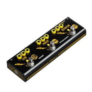 DONNER x THIRD MAN HARDWARE Triple Amenaza Efectos Pedal Eco Phaser Distorsión - Imagen 1 de 12
