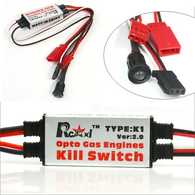 Rcexl Opto Gasmotor Kill Switch w/ Futaba Stecker DLA DLE Zündung abgeschaltet - Bild 1 von 4