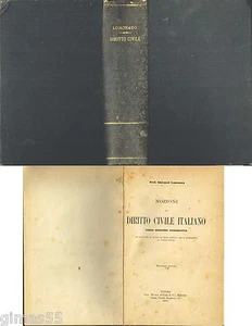 Diritto Civile Italiano, Prof. Giovanni Lomonaco (1911) Jovene - Napoli - Imagen 1 de 1