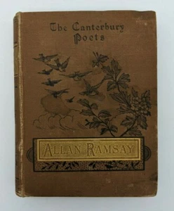 Vintage Poems by Allan Ramsay The Canterbury Poets 1867 Biographical Sketch - Picture 1 of 12