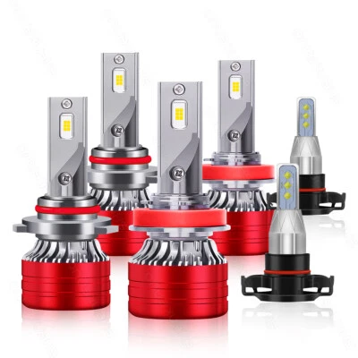 Para Dodge Durango 2011 2012 2013 6000K Faros LED + Combo Luz Antiniebla 6x Bombillas Foto 1 de 4