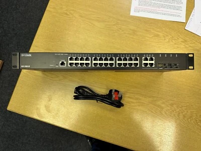 24 Port Gigabit Smart Managed Switch 4 SFP Slots - DGS-2000-28 24 x 10/100/1000 - Image 1 of 4