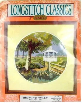 Semco Long Stitch Classics Tapestry Kit The White Pavilion Un Worked Vintage New - Image 1 of 4
