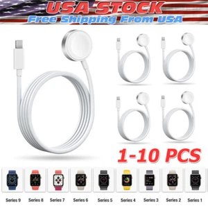 Type-C Cable Charger For Apple Watch 2 3 4 5 6 7 SE 8 9 Ultra Magnetic Charging - Zdjęcie 1 z 7
