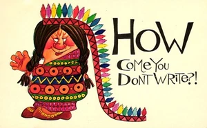 How Come You Don't Write?! Postcard - Picture 1 of 2