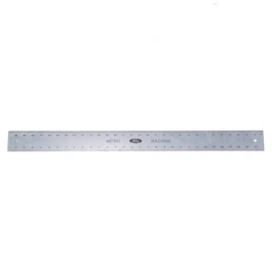 Vintage Ford Metric Machine Drafting Ruler 1/2mm Scale 300mm Double-Sided Metal - Picture 1 of 6