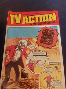 Vintage TV ACTION + COUNTDOWN Comic 10 JUNE 1972 #69 Dr Who Persuaders Scarlet - Picture 1 of 9