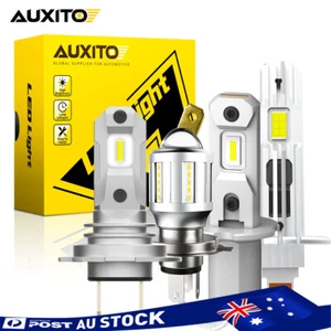 AUXITO 2x H7 H4 H1 LED Headlight Bulbs Globe Bulb Kit High/Low Beam 6500K White - Picture 1 of 40
