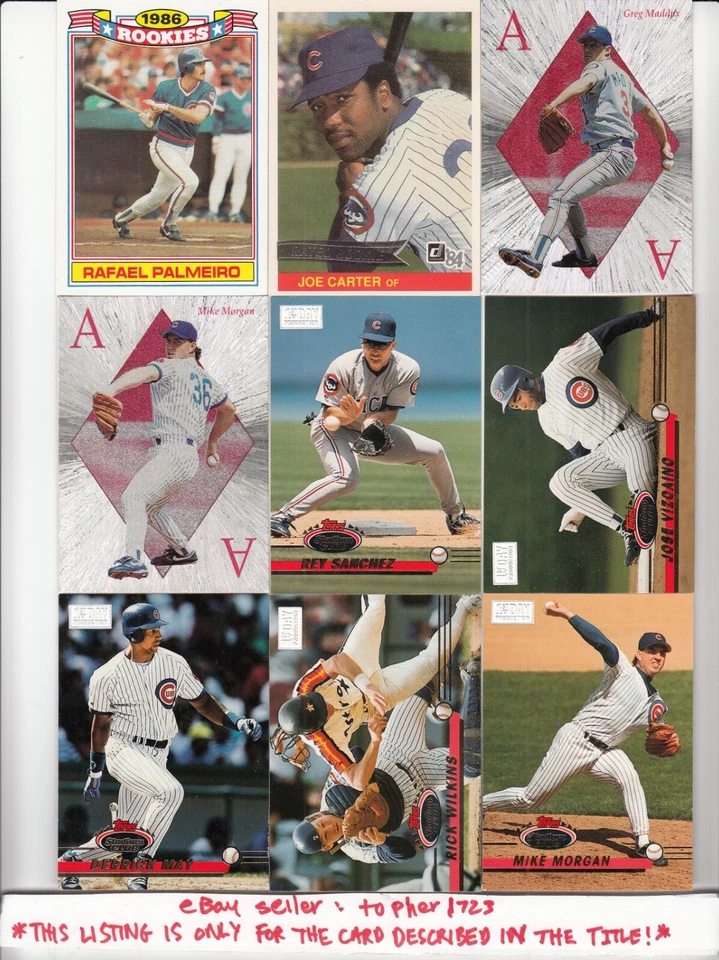 (BR) 1993 Stadium Club 1st First Day Issue Parallel MIKE MORGAN #285 Cubs - Image 1 of 1
