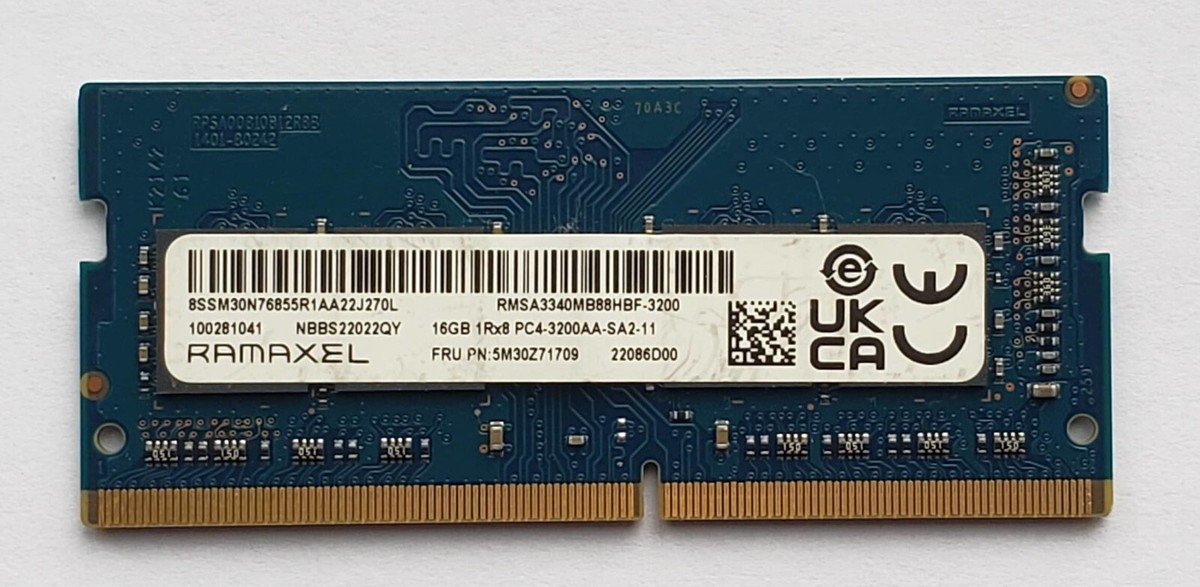 Produktbild von 16GB DDR5 4800MHz PC5-38400 SODIMM 1Rx8 CL40 1,1V Laptop Notebook