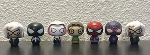 Spider-Man Funko Pint Size Heroes Figures Lot of 7 (6 Unique 1 Duplicate) - Picture 1 of 2