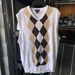 Trust Sweater Vest Men’s 2XLT V-Neck Lightweight Ribbed Pullover - Picture 1 of 7