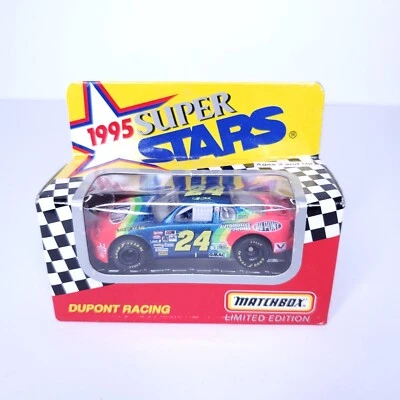1995 Jeff Gordon #24 Matchbox Super Stars 1:64 Dupont Nascar Diecast - Image 1 of 4