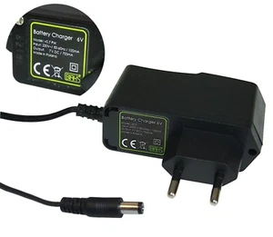 Ladegerät 6V für Gel AGM AKKU Batterie Batterieladegerät Kinderfahrzeug STECKER - Bild 1 von 1