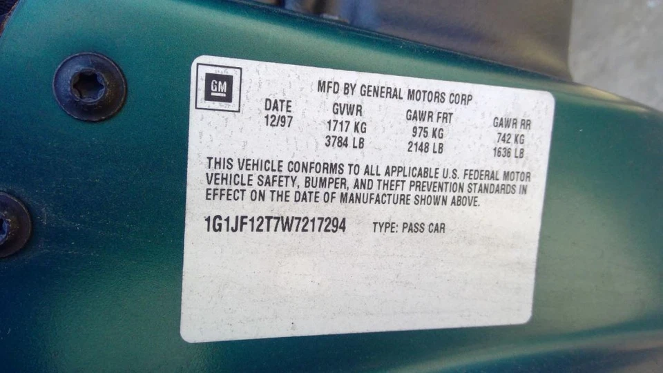 Cable de espejo retrovisor lateral del conductor cupé de 2 puertas para 95-05 CAVALIER 1221620 Foto 1 de 4