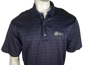 Bobby Jones Collection Medium Purple Cotton Golf Shirt Sawgrass CC Logo - Picture 1 of 6