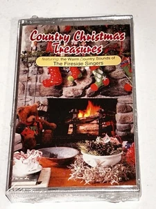 The Fireside Singers Country Christmas Treasures Music Album Seal Cassette 1C33 - Picture 1 of 4