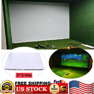 Golf Ball Simulator Impact Display 3*2/4m Projection Screen Indoor Game Special
