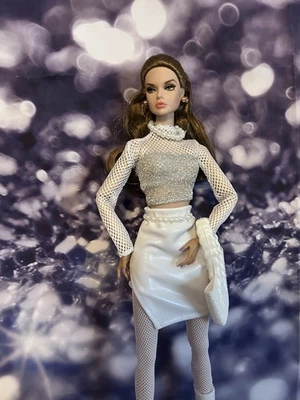 New White Mesh Top, Silver Color, Top, White Skirt, Accessories, Free Gift 🎁 - Image 1 of 4