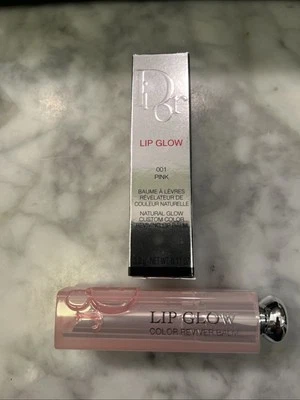 DIOR ADDICT LIP GLOW BALM ~001 粉红色 ~ 3.2 克正装全新带盒 — 第 1/4 张图片